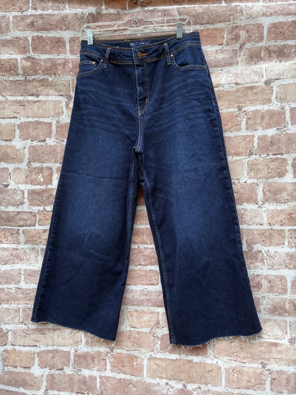 Boden Dark Blue Wide Leg Jeans